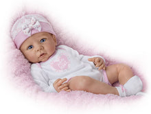 Load image into Gallery viewer, The Ashton-Drake Galleries Worth the Wait Realistic Newborn Baby Girl Doll Lifelike Weighted Poseable with Soft RealTouch® Vinyl Skin by Linda Murray 16-inches - RCE Global Solutions