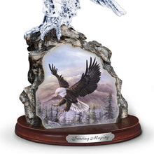 Load image into Gallery viewer, The Bradford Exchange Crystal Eagle Sculpture: Soaring Majesty - RCE Global Solutions