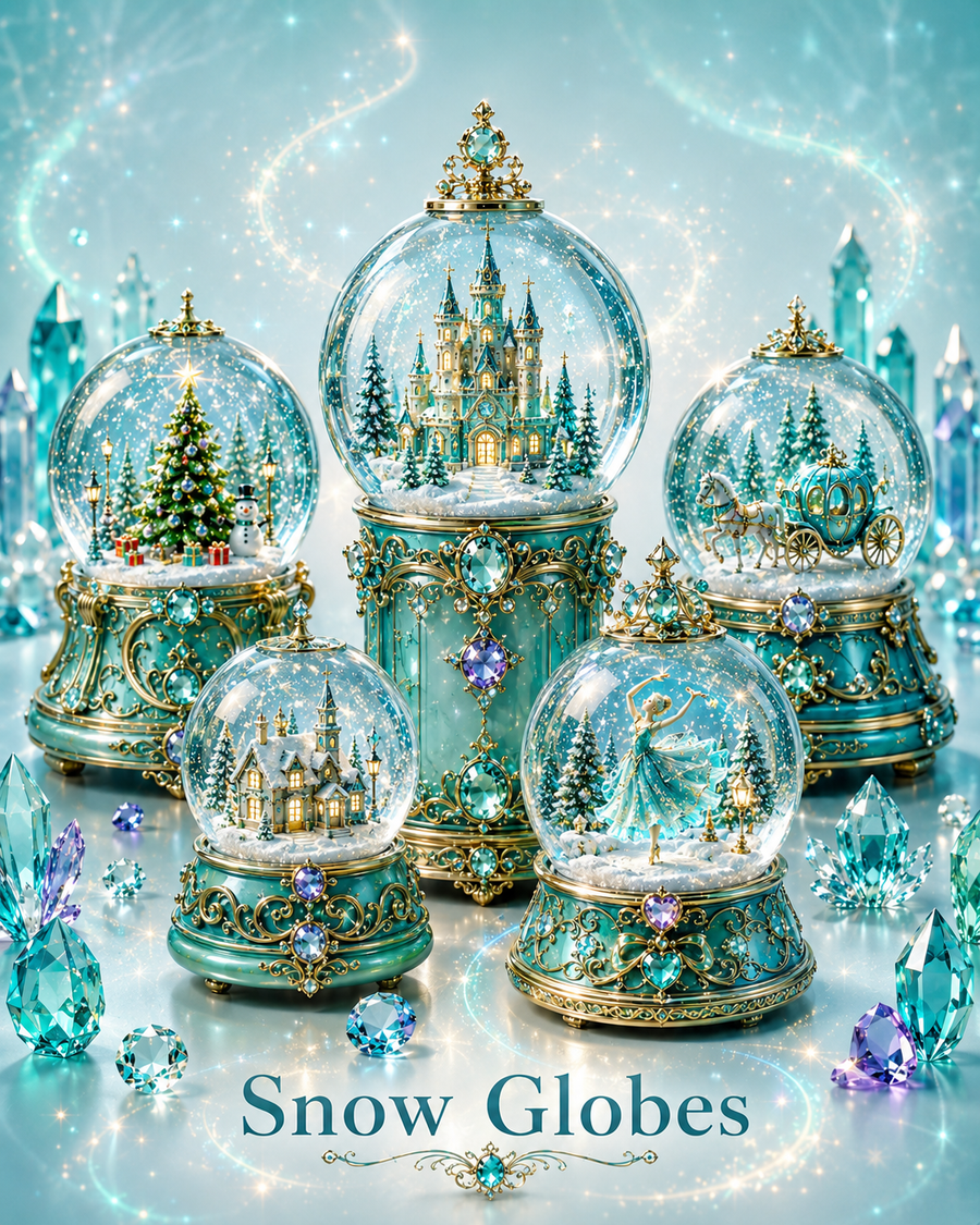 Glitter Snow Globes