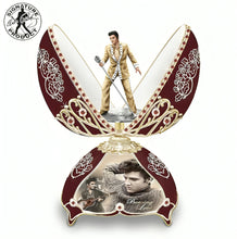 Load image into Gallery viewer, The Bradford Exchange Elvis™ in Concert Musical Egg: A Tribute to the King&#39;s Legendary Performances by Peter Carl Fabergé 6.5-Inches - RCE Global Solutions
