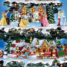 Load image into Gallery viewer, The Bradford Exchange Wonderful World Of Disney Ultimate 75 Character Tabletop Christmas Tree Decoration Mickey Cinderella Pooh and More 10 Scenes 20 Led Lights 4 Tiers of Movement and Music 16-Inches
