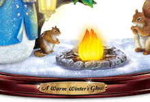 Load image into Gallery viewer, The Bradford Exchange Lighted Musical Snowman &amp; Songbird Sculpture Christmas Decoration by Thomas Kinkade 12.5&quot;-Inches - RCE Global Solutions
