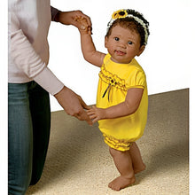 Load image into Gallery viewer, The Ashton-Drake Galleries Kiara&#39;s First Steps: Walks with Your Help! - So Truly Real® Lifelike, Interactive &amp; Realistic African-American Baby Doll 26-inches - RCE Global Solutions
