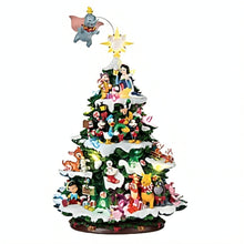 Load image into Gallery viewer, The Bradford Exchange Disney Magical Memories Musical Tabletop Christmas Tree Lighted Holiday Centerpiece Featuring 19 Hand Painted Classic Characters Plays 8 Beloved Christmas Carols 14-inches - RCE Global Solutions
