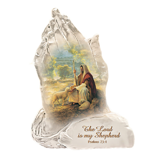 The Bradford Exchange The Lord Is My Shepherd Issue #4 Praying Hands Religious Art Collectible Figurine with Art by Greg Olsen 6-inches - RCE Global Solutions