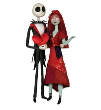 Load image into Gallery viewer, The Ashton-Drake Galleries Disney Tim Burton’s The Nightmare Before Christmas Scary Kind of Love Portrait Figure Set Collector&#39;s Edition Jack Skellington &amp; Sally 18.5-Inches - RCE Global Solutions
