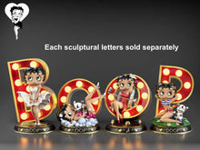 Load image into Gallery viewer, The Bradford Exchange Betty Boop Timeless Beauty Sculpture Collection Issue #2 Sweet &amp; Sassy Illuminated Marquee Letter 5-Inches
