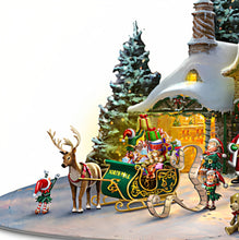 Load image into Gallery viewer, The Bradford Exchange Santa&#39;s Night Before Christmas Sculpture by Thomas Kinkade 5.5-inches - RCE Global Solutions
