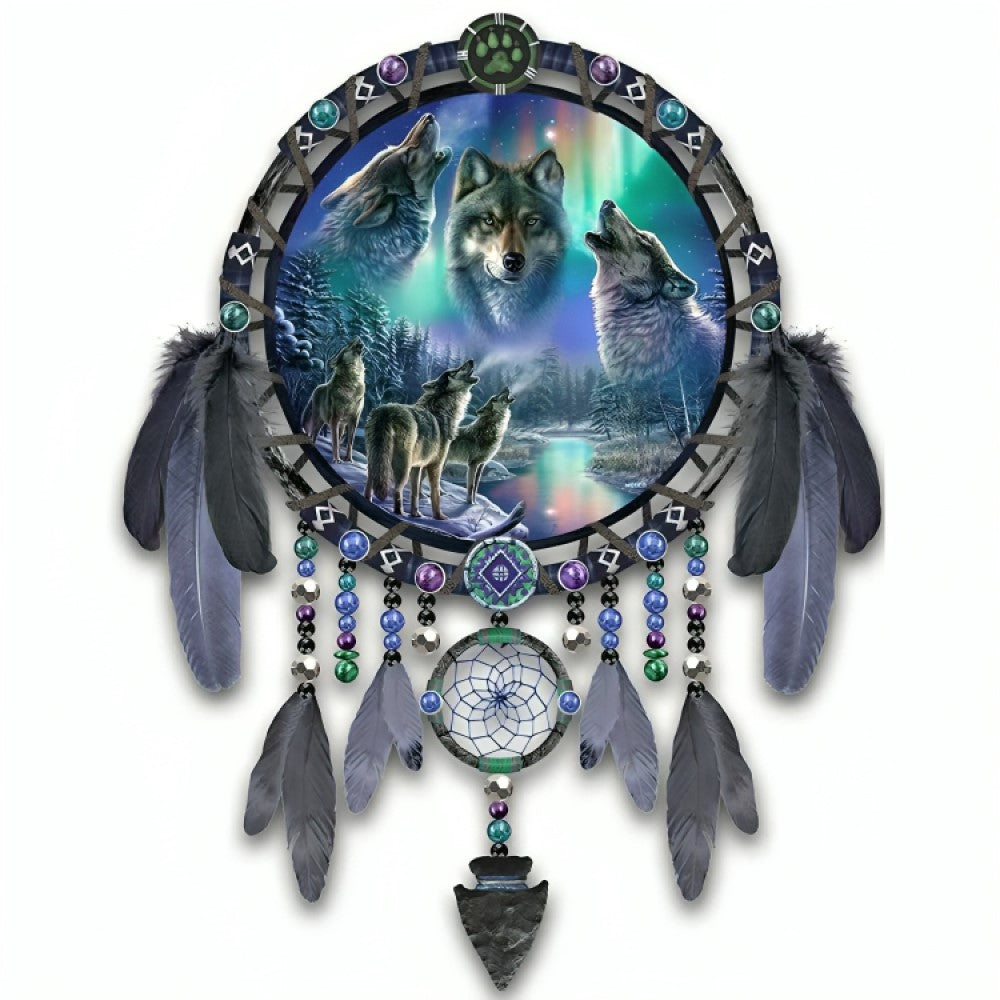 The Bradford Exchange Natural Wonder Illuminated Dreamcatchers from Aurora Borealis Wall Decor Collection Issue #1 by James Meger 12.5-inches - RCE Global Solutions