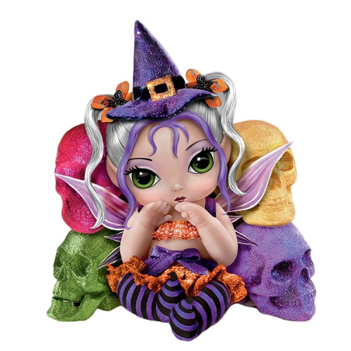 The Ashton-Drake Galleries Trick or Sweet - A Fairy Sweet Spell Baby Doll by Jasmine Becket-Griffith 4-inches - RCE Global Solutions