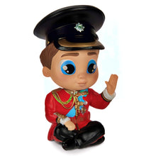 Load image into Gallery viewer, The Ashton-Drake Galleries Prince William Figurine from Whimsical House of Windsor Tots Collection Issue #3 Handcrafted Hand-Painted Royal Family Collectible with Custom Fabric Accents 4-inches
