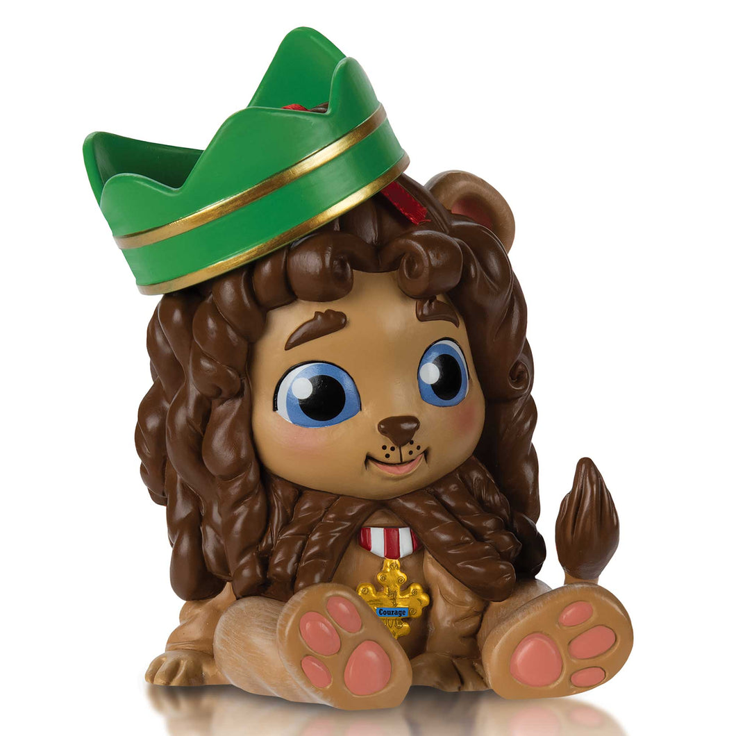 The Ashton-Drake Galleries Cowardly Lion Tot Issue #6 from The Wonderful Tots of OZ Figure Collection Figurine Handcrafted and Hand-painted Collectible Tots 3.5-Inches