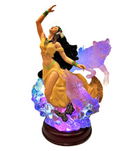 Load image into Gallery viewer, The Bradford Exchange Celestial Spirits Collection Issue #2: Mystic Serenade Illuminated Changing Colours of the Aurora Borealis Maiden Sculpture 10-inches
