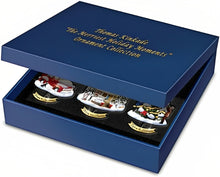 Load image into Gallery viewer, The Bradford Exchange Merriest of Holiday Moments Ornament Collection Issue #1 Set of 5 Unique Ornaments in Custom-Designed Musical Storage Box Handcrafted Christmas Decoration by Thomas Kinkade 4-inches - RCE Global Solutions
