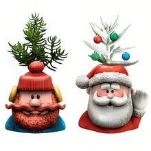 Load image into Gallery viewer, The Bradford Exchange Yukon and Santa Charming Character Pots Filled with Holiday Cheer Handcrafted and Hand-Painted Artificial Succulent Sculptures Rudolph the Red-Nosed Reindeer Succulent Collection Issue #2 Christmas decoration 5.75-inches - RCE Global Solutions
