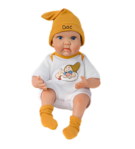 The Ashton-Drake Galleries Doc Disney Snow White And The Seven Dwarfs Doll Collection Issue #5 Precious Miniature Baby Dolls with Character Outfits by Cheryl Hill 8.75-inches - RCE Global Solutions