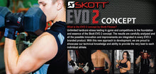 Load image into Gallery viewer, Skott Nemesis Evo2 Weightlifting Gloves with Integrated Wrist Wrap Support-Double Stitching for Extra Durability-Get Ripped with The Best Body Building Fitness and Exercise Accessories Unisex
