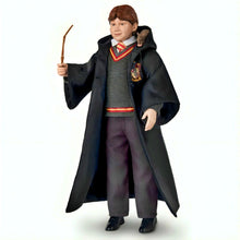 Load image into Gallery viewer, The Ashton-Drake Galleries Harry Potter Year One Portrait Collection Issue #5: "Ron Weasley" Handcrafted Figure with Poseable Arms Gryffindor Outfit Broken Wand and Scabbers 10.5-inches
