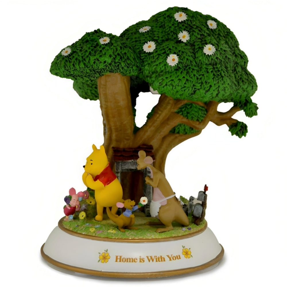 The Bradford Exchange Hawthorne Village Division Disney's Friendships of Winnie The Pooh Hundred Acre Wood Collection Issue #5 'Home is With You' Sculpture 7.5-inches - RCE Global Solutions