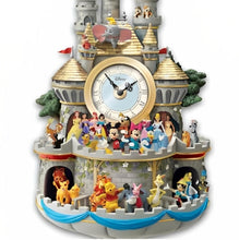 Load image into Gallery viewer, The Bradford Exchange Disney Timeless Magic Musical Wall Cuckoo Clock Masterpiece Handmade With 43 Rotating Characters Castle Windows Light Up Plays Melody A Dream is a Wish Your Heart Makes 20-Inches - RCE Global Solutions
