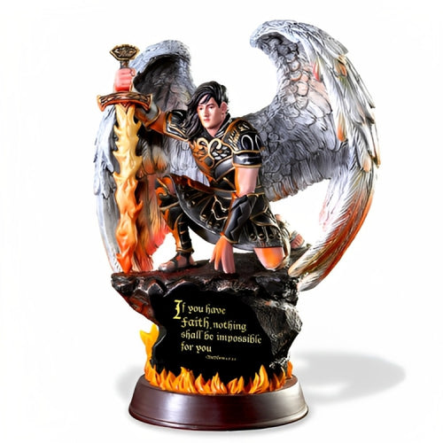 The Bradford Exchange St. Uriel: Light Of The Lord Issue #3 from Archangels Of The Divine Word Sculpture Collection 9.5-inches - RCE Global Solutions