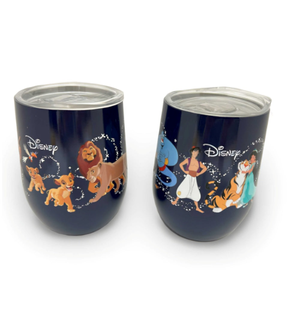 The Bradford Exchange Disney Tumbler The Magic of Disney Drinkware Collection Issue #4 Reusable with Environmentally Friendly Straws 20 oz - RCE Global Solutions