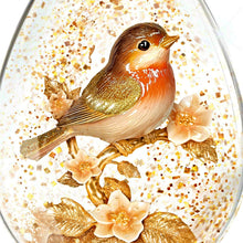 Load image into Gallery viewer, The Bradford Exchange Jewel of Nature Musical Glitter Globe Heirloom Porcelain® Hand-Painted Bird Sculpture Plays “Beautiful Dreamer,” by Adrian Rigby 6-inches
