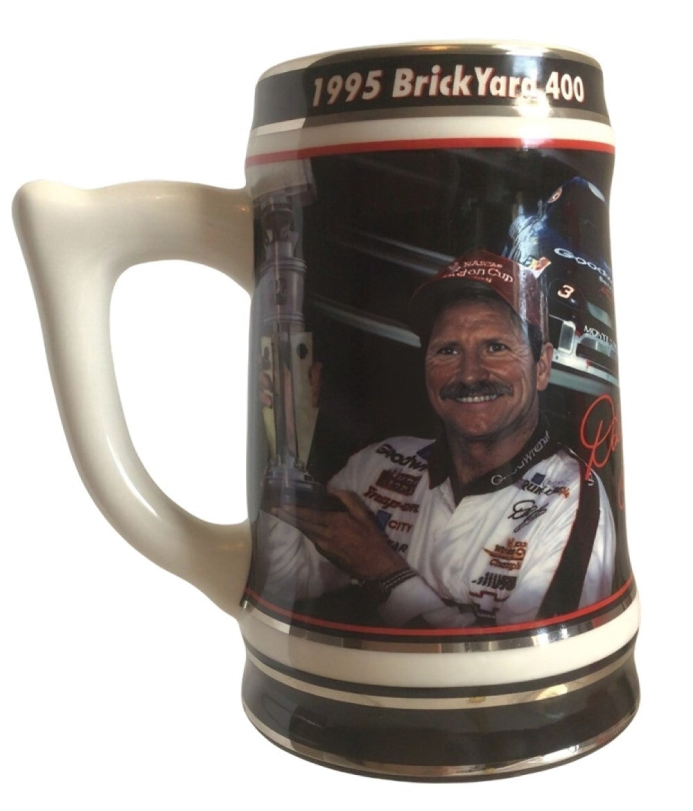 The Hamilton Collection NASCAR Dale Earnhardt Great Victories Stein Collection 1995 Brickyard Victory - RCE Global Solutions
