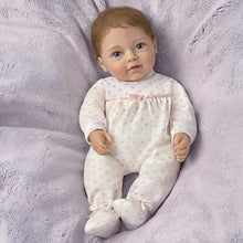 Load image into Gallery viewer, The Ashton-Drake Galleries Little Ellie Tiny Miracles Lifelike Baby Girl Doll Realistic Hand Rooted Hair Fully Poseable with Soft RealTouch® Vinyl Skin and Bean Bag Body Ages 3 and Up 10&quot;-Inches - RCE Global Solutions
