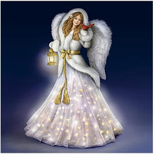 Load image into Gallery viewer, The Bradford Exchange Silent Night Illuminated Musical Angel Sculpture 12-inches - RCE Global Solutions
