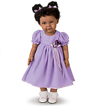 Load image into Gallery viewer, The Ashton-Drake Galleries Take Me to Church Child and Plush Angel Set So Truly Real® Crafted of RealTouch® Vinyl Handpainted Lifelike Poseable Collectible Doll by Ping Lau 22-inches
