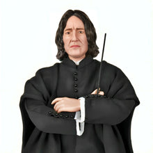 Load image into Gallery viewer, The Ashton-Drake Galleries Harry Potter Year One Portrait Collection Issue #6: &quot;Professor Snape&quot; Handcrafted Figure with Poseable Arms Detailed Costume and Iconic Wand 14.5-inches
