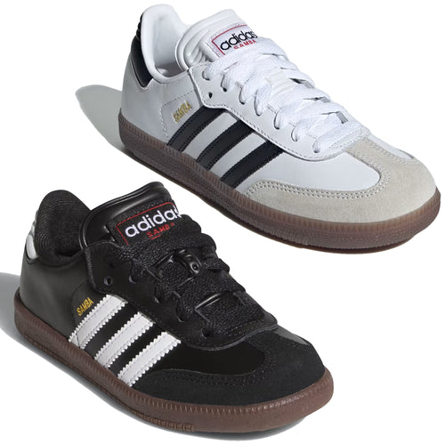 Adidas Samba Kids Unisex Boys Girls Indoor Soccer Shoes White Black All Sizes