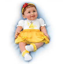 Load image into Gallery viewer, The Ashton-Drake Galleries Disney Perfect Little Princess Belle So Truly Real® Baby Doll with Belle-Inspired Outfit RealTouch® Vinyl Skin by Ping Lau 18-inches - RCE Global Solutions
