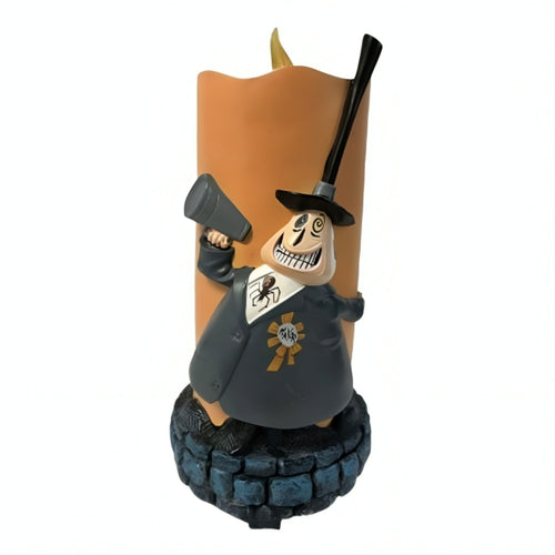 The Bradford Exchange Disney The Nightmare Before Christmas Candle Collection Issue #8 Mayor LED Flameless Candle with Sculpted Details 7-inches