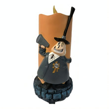 Load image into Gallery viewer, The Bradford Exchange Disney The Nightmare Before Christmas Candle Collection Issue #8 Mayor LED Flameless Candle with Sculpted Details 7-inches

