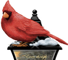 Load image into Gallery viewer, The Hamilton Collection Thomas Kinkade Your Spirit Lives Forever in My Heart Sculpted Cardinal Lantern 9-inches - RCE Global Solutions
