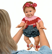 Load image into Gallery viewer, The Ashton-Drake Galleries Little Rhinestone Cowgirl Baby Doll So Truly Real® Lifelike Baby Doll with RealTouch® Vinyl, Hand-Rooted Hair, and Custom Country-Style by Ping Lau 18-Inches
