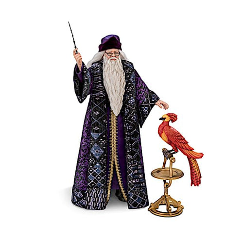 The Asthon-Drake Galleries Professor Dumbledore Poseable Portrait Figure Includes Wand and Fawkes 14-inches - RCE Global Solutions