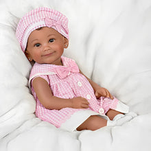 Load image into Gallery viewer, The Ashton-Drake Galleries 9th Annual Photo Contest Winner Nevaeh Vinyl Baby Doll Hand-rooted Hair by Artist Ping Lau 18-inches - RCE Global Solutions
