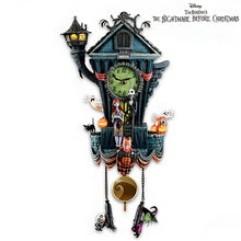 Load image into Gallery viewer, The Bradford Exchange Cuckoo Clock: Tim Burton&#39;s The Nightmare Before Christmas Wall Clock - RCE Global Solutions
