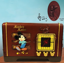 Load image into Gallery viewer, The Bradford Exchange Disney Mickey Mouse Retro Sculpture Collection Issue #4: Melody Groove Handcrafted Vintage-Inspired Radio with Lights and Disney Music 6-inches
