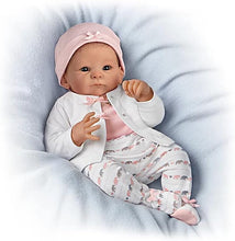 Load image into Gallery viewer, The Ashton-Drake Galleries Little Peanut Lifelike So Truly Real® Baby Girl Doll Soft RealTouch® Vinyl Skin with Deluxe Bundle Set Includes Additional Outfit Diaper Bag and Plush Elephant 17&quot;-Inches - RCE Global Solutions
