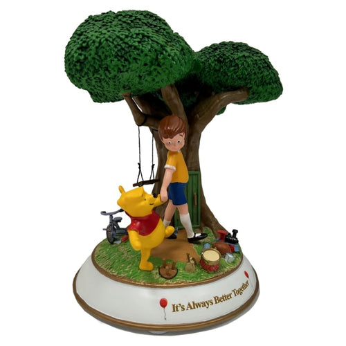 The Bradford Exchange Hawthorne Village Division Disney's Friendships of Winnie The Pooh Hundred Acre Wood Collection Issue #6 'It's Always Better Together' Sculpture 7.5-inches - RCE Global Solutions