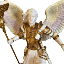 Load image into Gallery viewer, The Bradford Exchange Archangels, Holy Protectors Sculpture Collection Issue #3 &#39; St. Raphael: Healer&#39; by Cold-Cast Marble Sculpture with Hand-Painted Metallic Accents by Master Artisans 10-Inches - RCE Global Solutions
