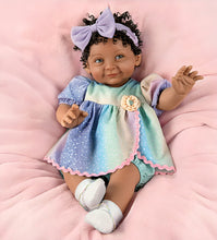 Load image into Gallery viewer, The Ashton-Drake Galleries Simply Perfect in Every Way Baby Doll Realistic Lifelike Doll with RealTouch® Vinyl, Hand-Rooted Hair &amp; Custom Outfit Poseable &amp; Weighted by Ping Lau 20-Inches - RCE Global Solutions
