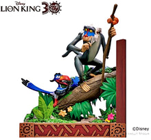 Load image into Gallery viewer, The Bradford Exchange 30th Anniversary Disney The Lion King Bookend Collection Issue #1 Zazu and Rafiki Handcrafted Resin Bookends with Intricate Sculptural Details 5-inches
