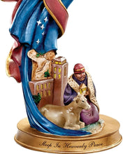 Load image into Gallery viewer, The Bradford Exchange Sleep in Heavenly Peace Nativity Angel Figurine Issue #2 Hand-Sculpted 3D Artwork and Exquisite Hand-Painted Details Renaissance-Inspired Design by T-Kinkade 6-inches - RCE Global Solutions
