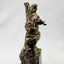 Load image into Gallery viewer, The Bradford Exchange Light Of The World Sculpture Collection Issue #5: 'Love The Lord' Handcrafted Cold-Cast Bronze Illuminated with Inspirational Scripture 11-inches
