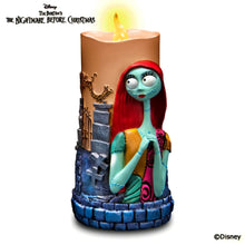 Load image into Gallery viewer, The Bradford Exchange Disney The Nightmare Before Christmas Candle Collection Issue #3 Sally LED Flameless Candle with Sculpted Details 7-inches
